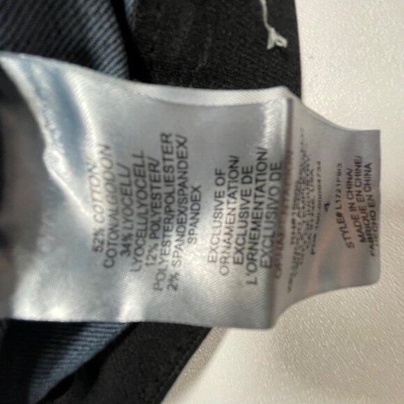 Wit & Wisdom Distressed Dark Wash Straight-Leg Women's Jeans size 4‎ With Button - Picture 9 of 9